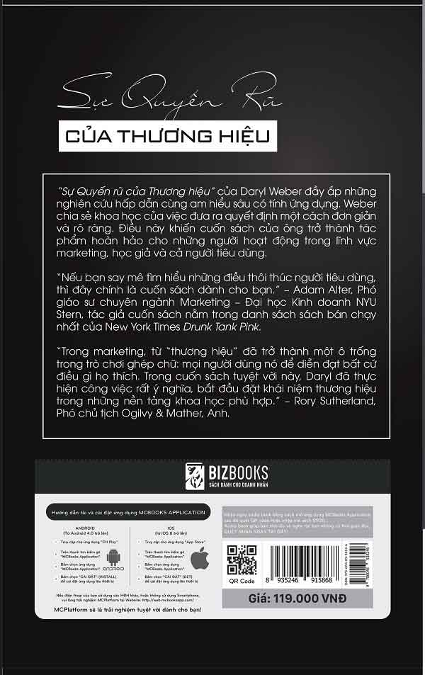 sách sự quyến rũ của thương hiệu