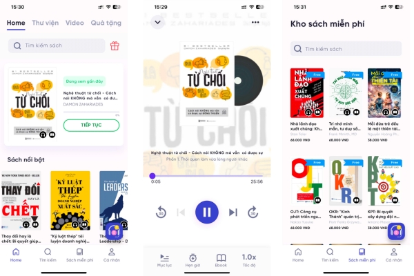 Ứng dụng sách nói BIBOO