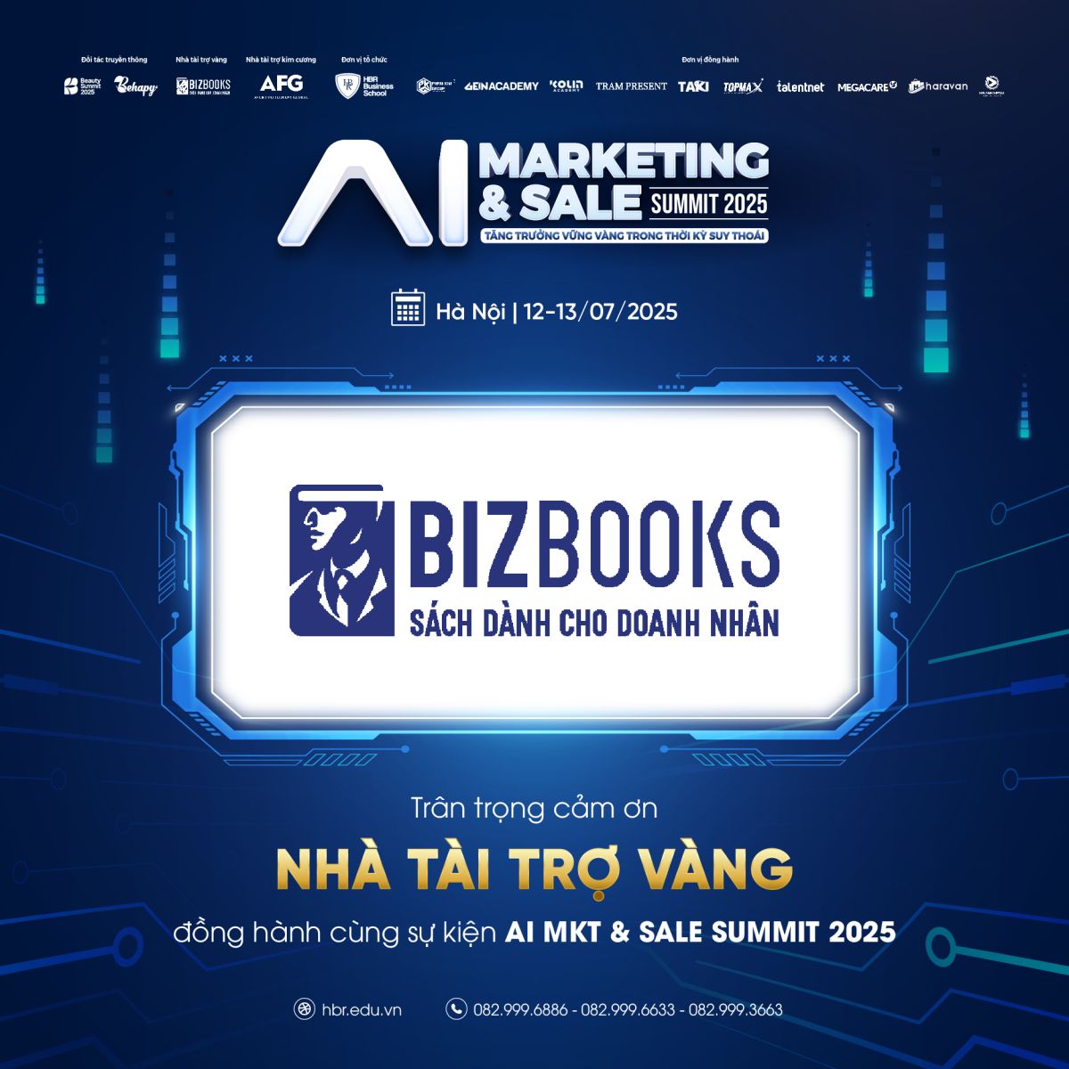BIZBOOKS – Đối Tác Truyền Thông Chính Thức Của AI Marketing & Sales Summit 2025