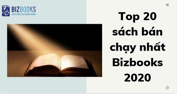 Top 20 sách bán chạy nhất Bizbooks 2020