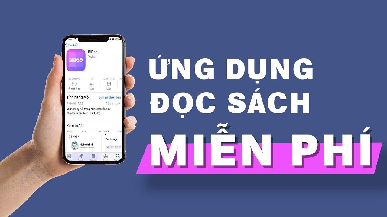 Hướng dẫn sử dụng app  đọc sách online Biboo trên Android, iOS